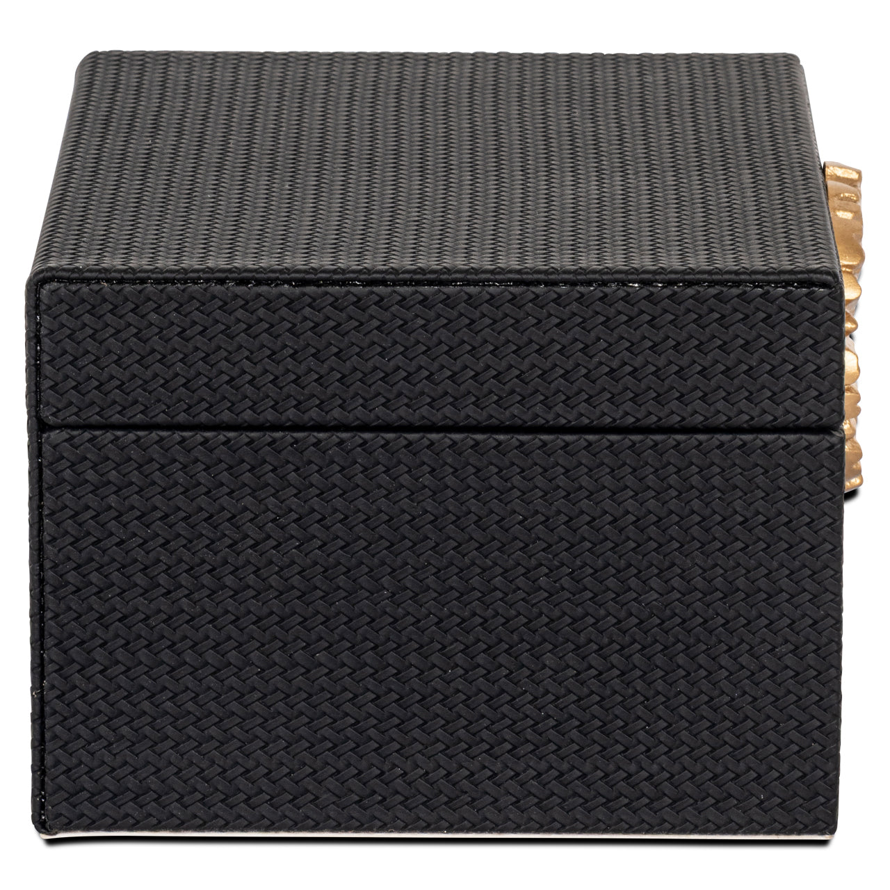 Storage box Amal black/gold large