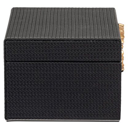 Storage box Amal black/gold large