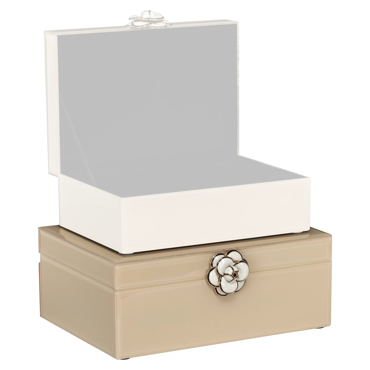 Storage box Abbey ivory large