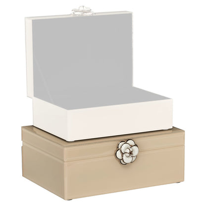Storage box Abbey ivory large