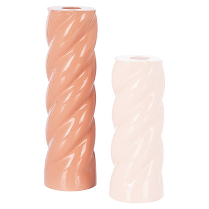 Candle holder Suzy pink large