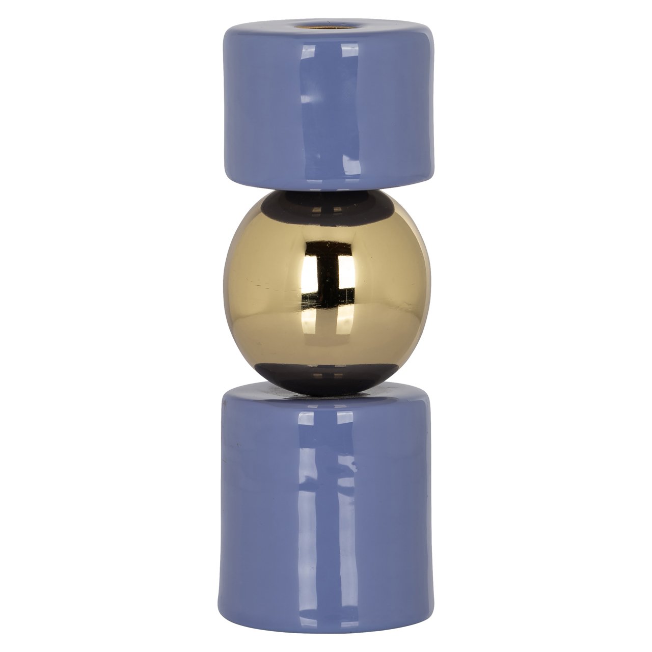 Candle holder Febe purple