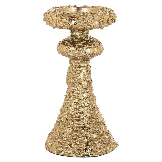 Candle holder July gold small
