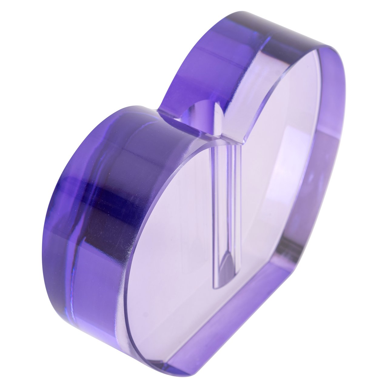 Candle holder Tanna purple