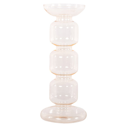 Candle holder Rabia amber small