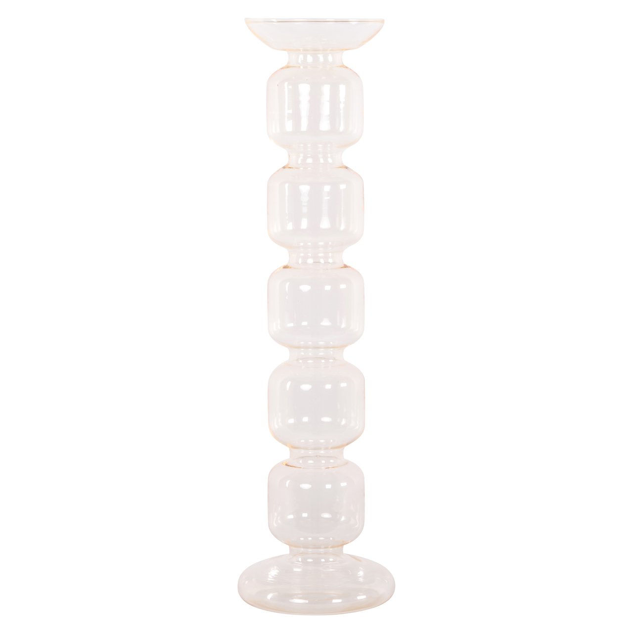 Candle holder Rabia amber large