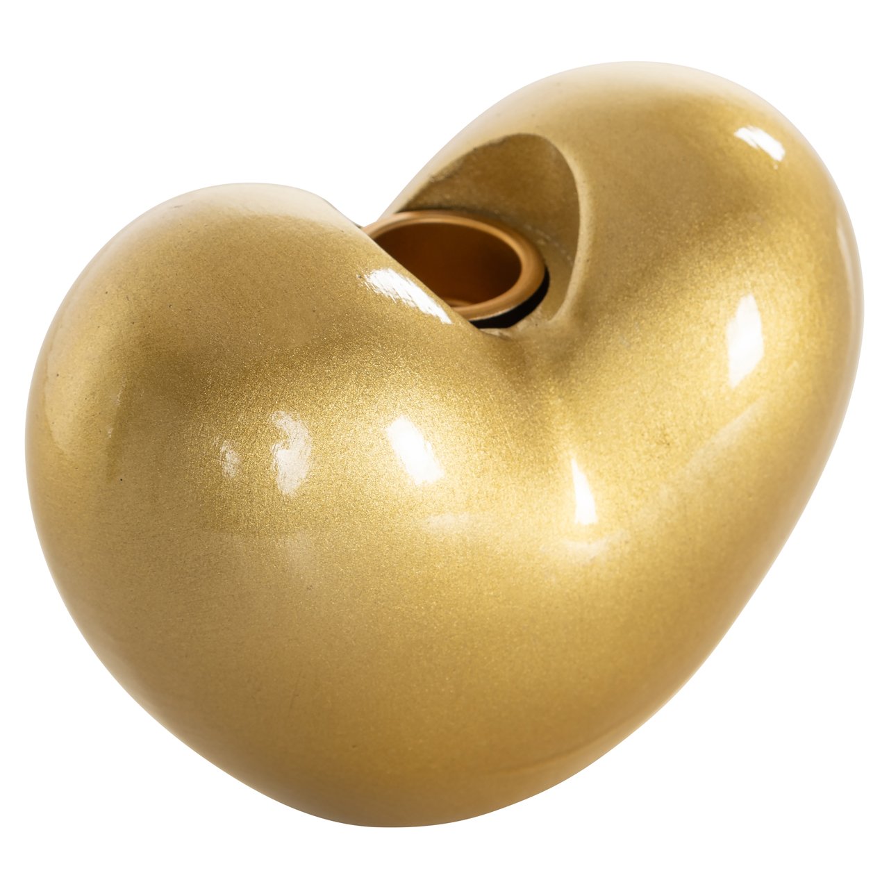 Candle holder Dilly gold small