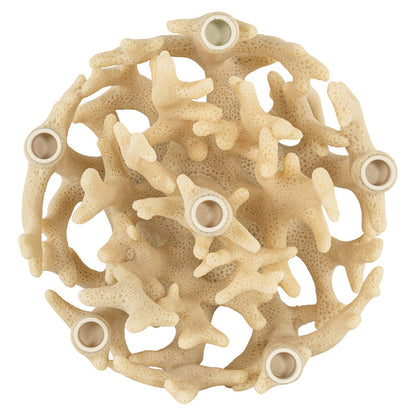 Candle holder Clarice white