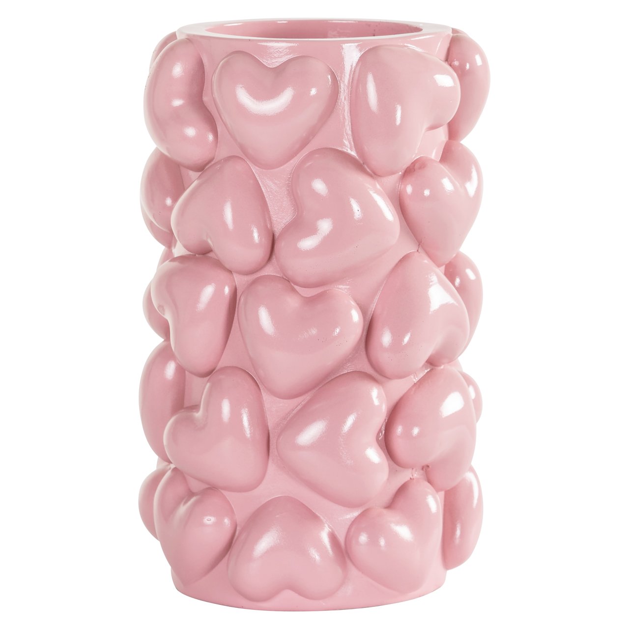 Candle holder Emel pink small