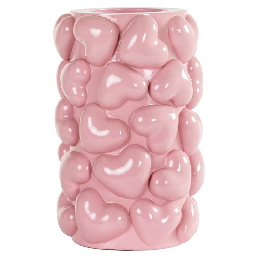 Candle holder Emel pink large