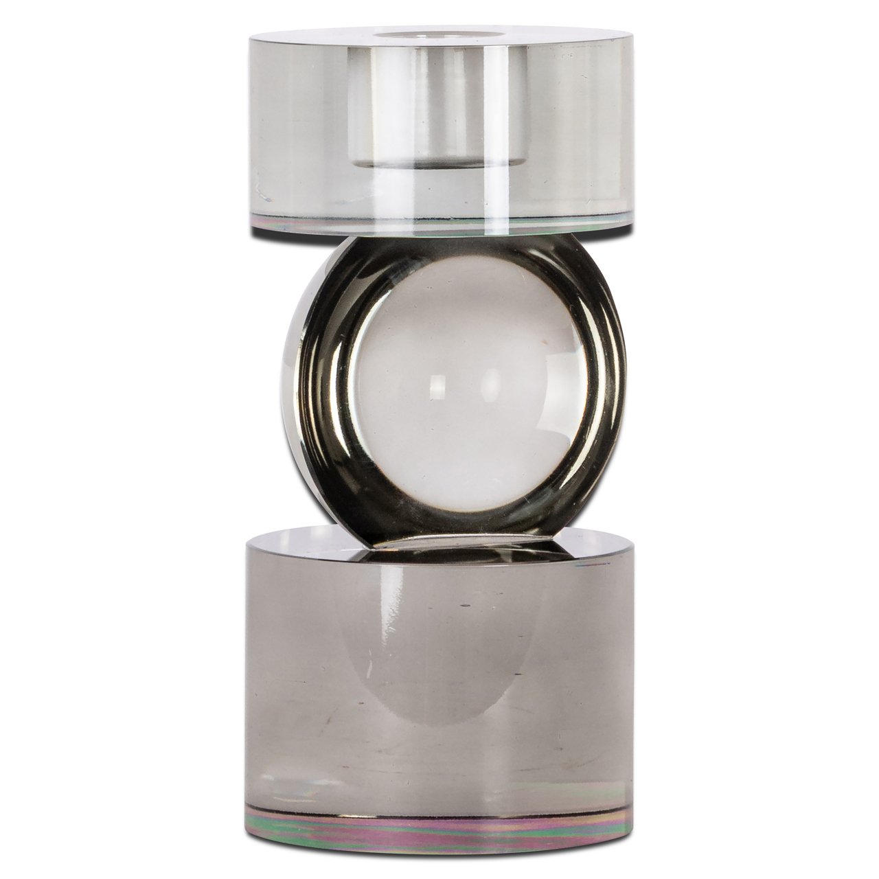 Candle holder Jennyl grey small