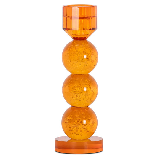 Candle holder Raylan orange small