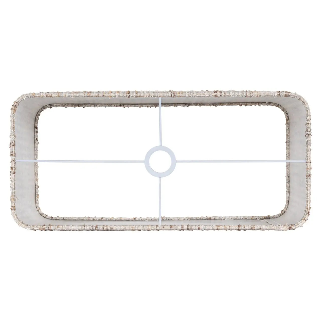 Lampshade Filou cream coco rectangle large