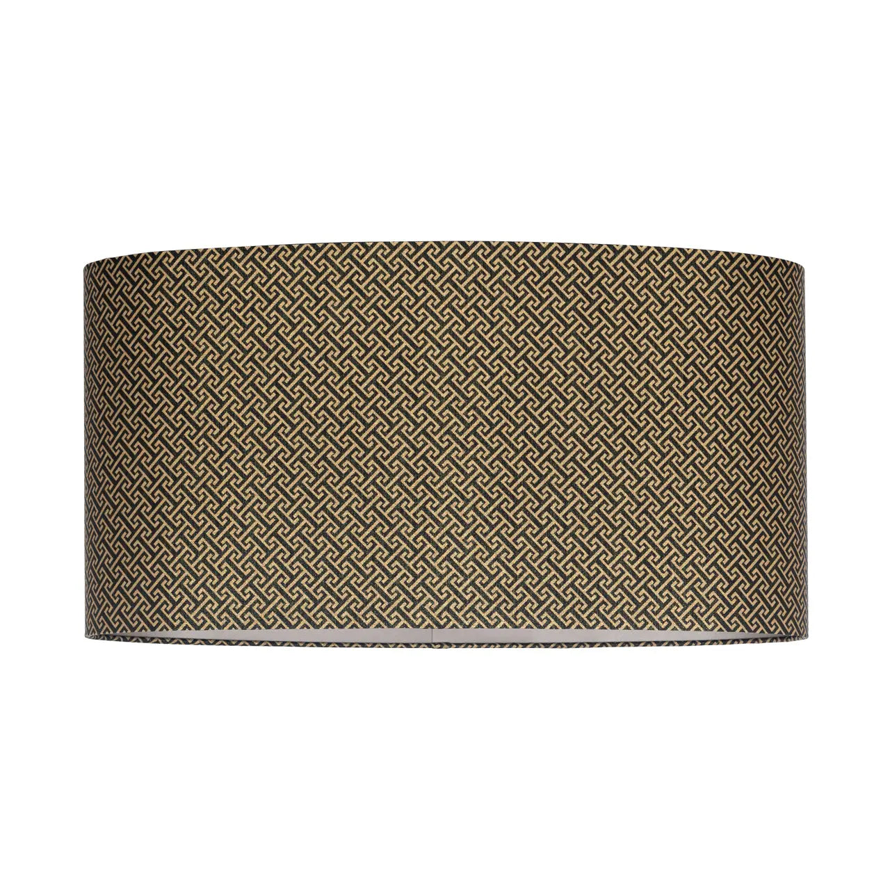 Lampshade Geo black oval