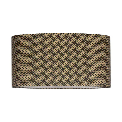 Lampshade Geo black oval