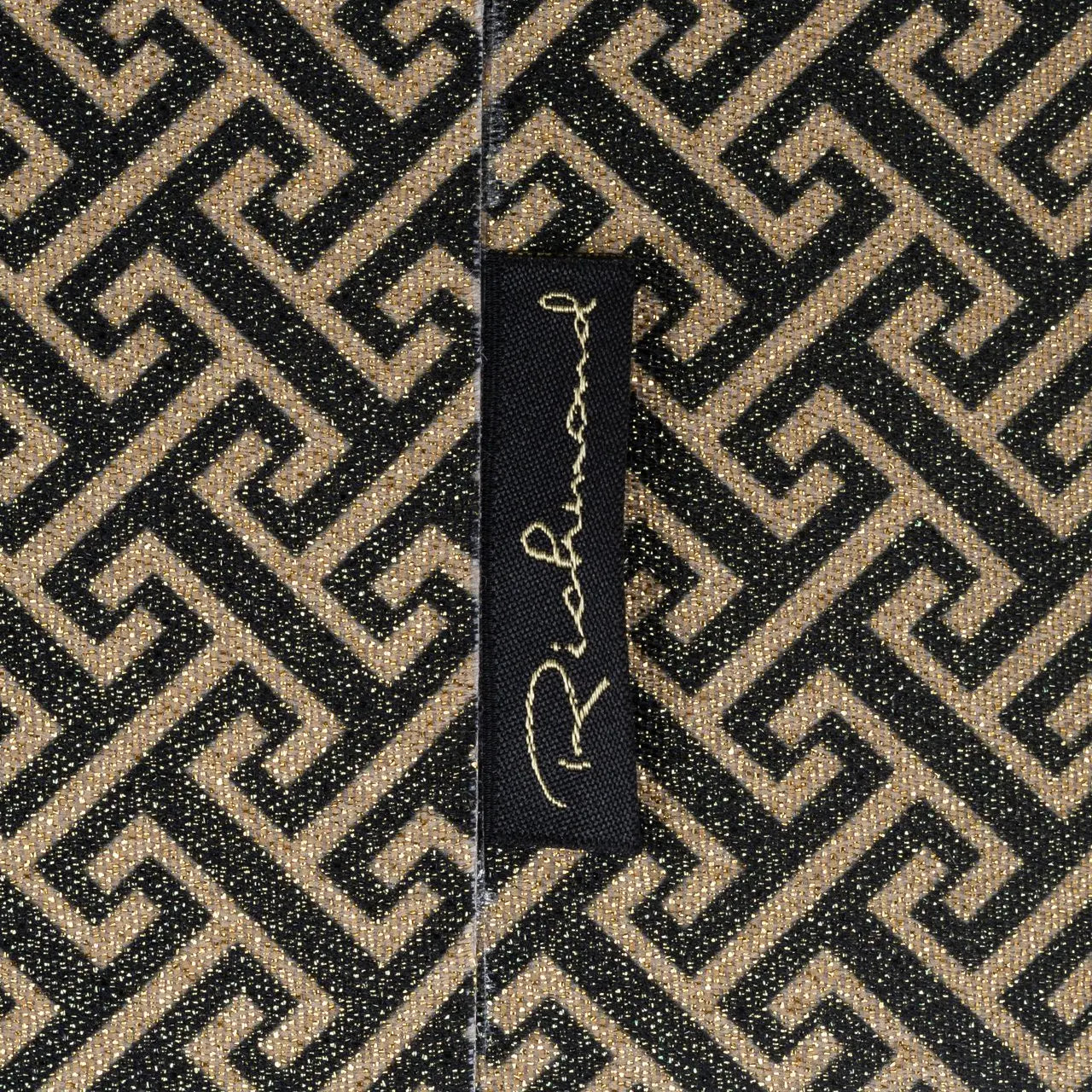 Lampshade Geo black rectangular