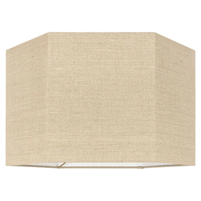 Lampshade Sally sand hexagonal medium