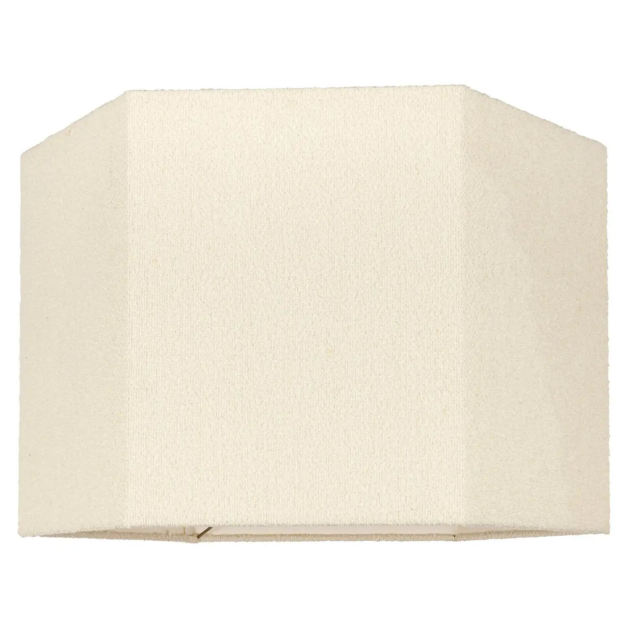 Lampshade Soho white hexagonal XL