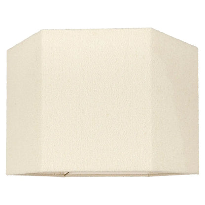 Lampshade Soho white hexagonal XL
