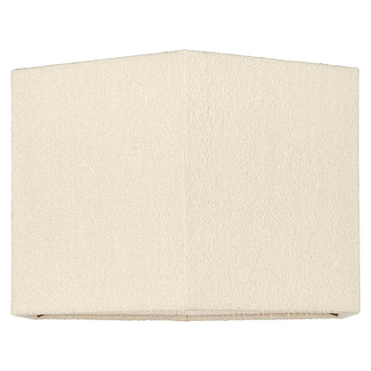 Lampshade Soho white hexagonal medium