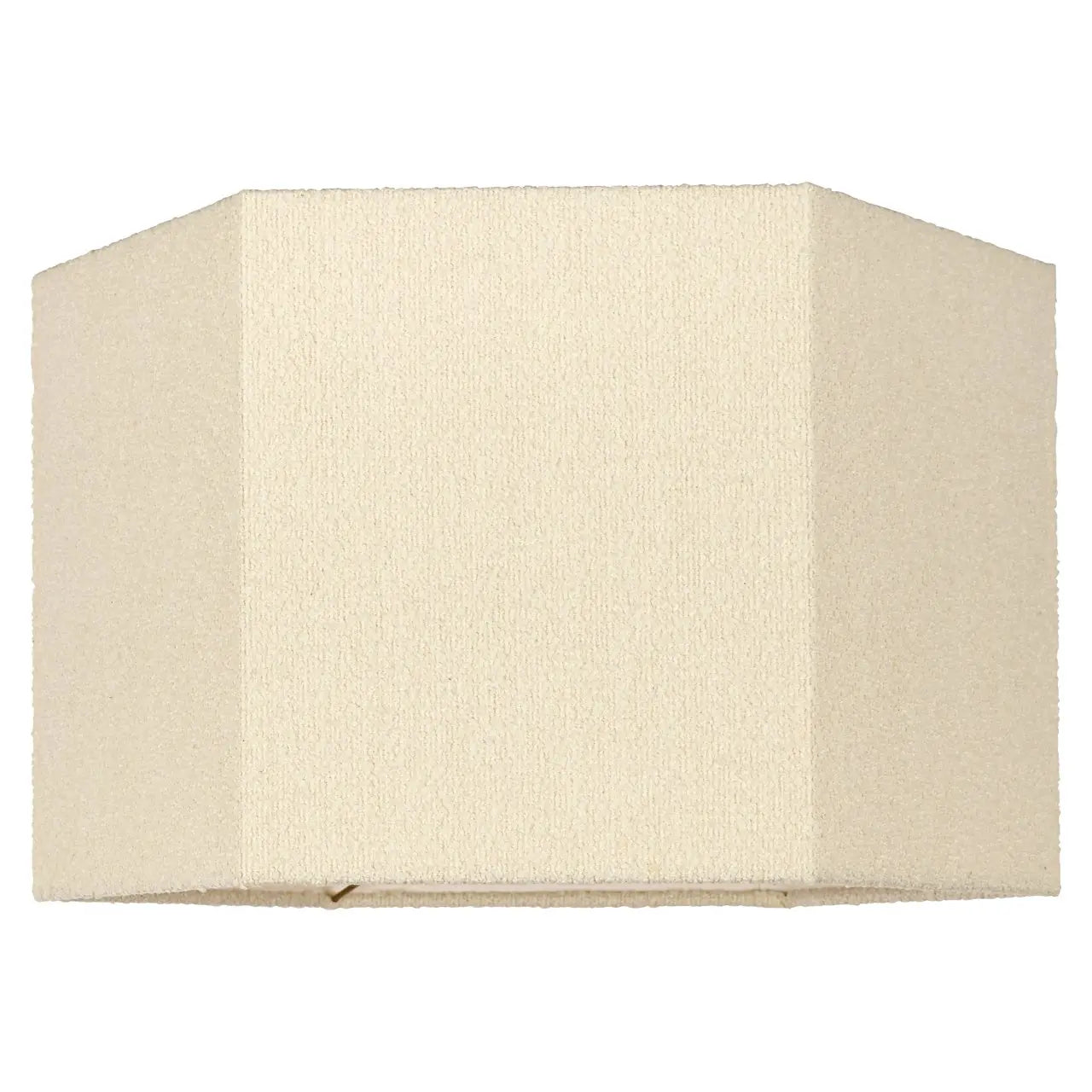 Lampshade Soho white hexagonal medium