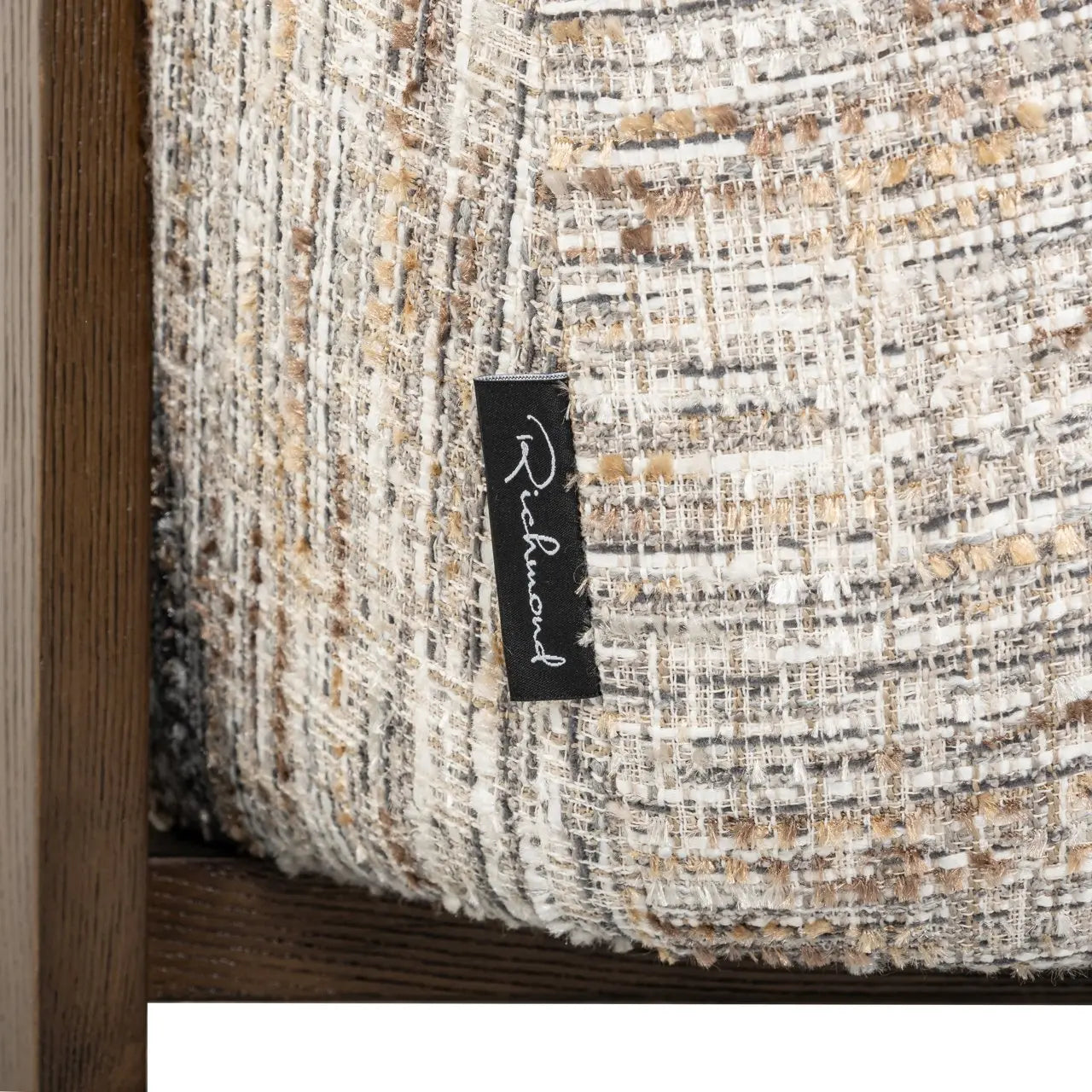 Lounge chair Arabella greige coco