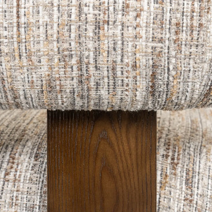 Lounge chair Arabella greige coco