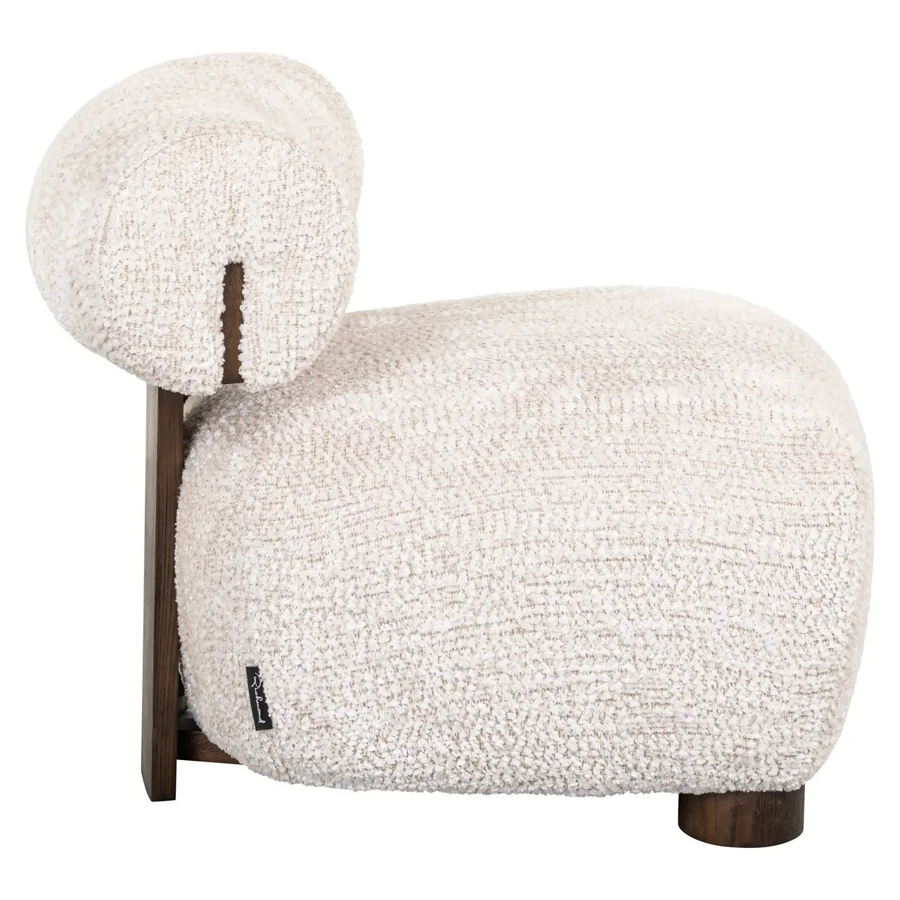 Lounge chair Arabella lovely cream