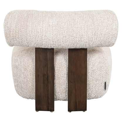 Lounge chair Arabella lovely cream