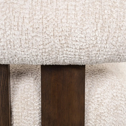 Lounge chair Arabella lovely cream