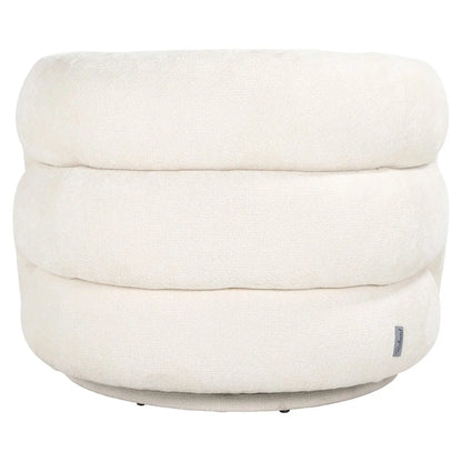 Lounge chair Arcus white unicorn swivel