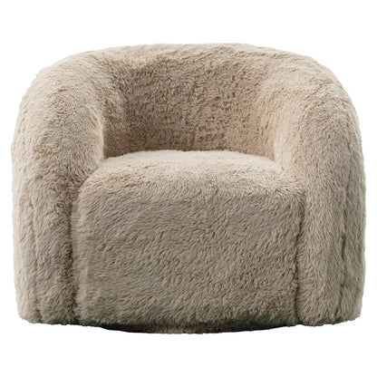 Lounge chair Arcus yakety sand swivel