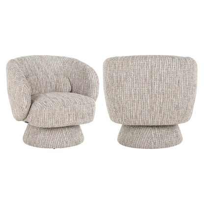 Lounge chair Cavallo beige coco swivel