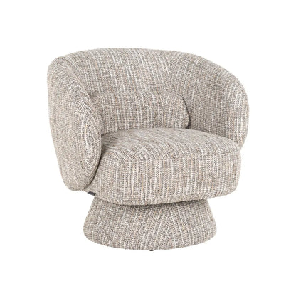 Lounge chair Cavallo beige coco swivel
