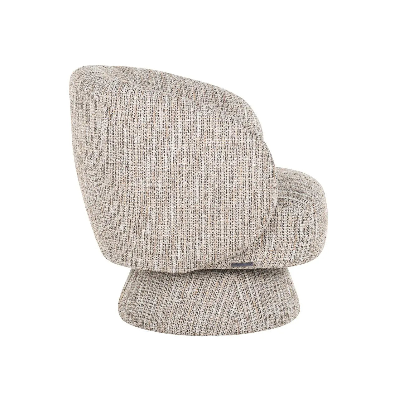 Lounge chair Cavallo beige coco swivel