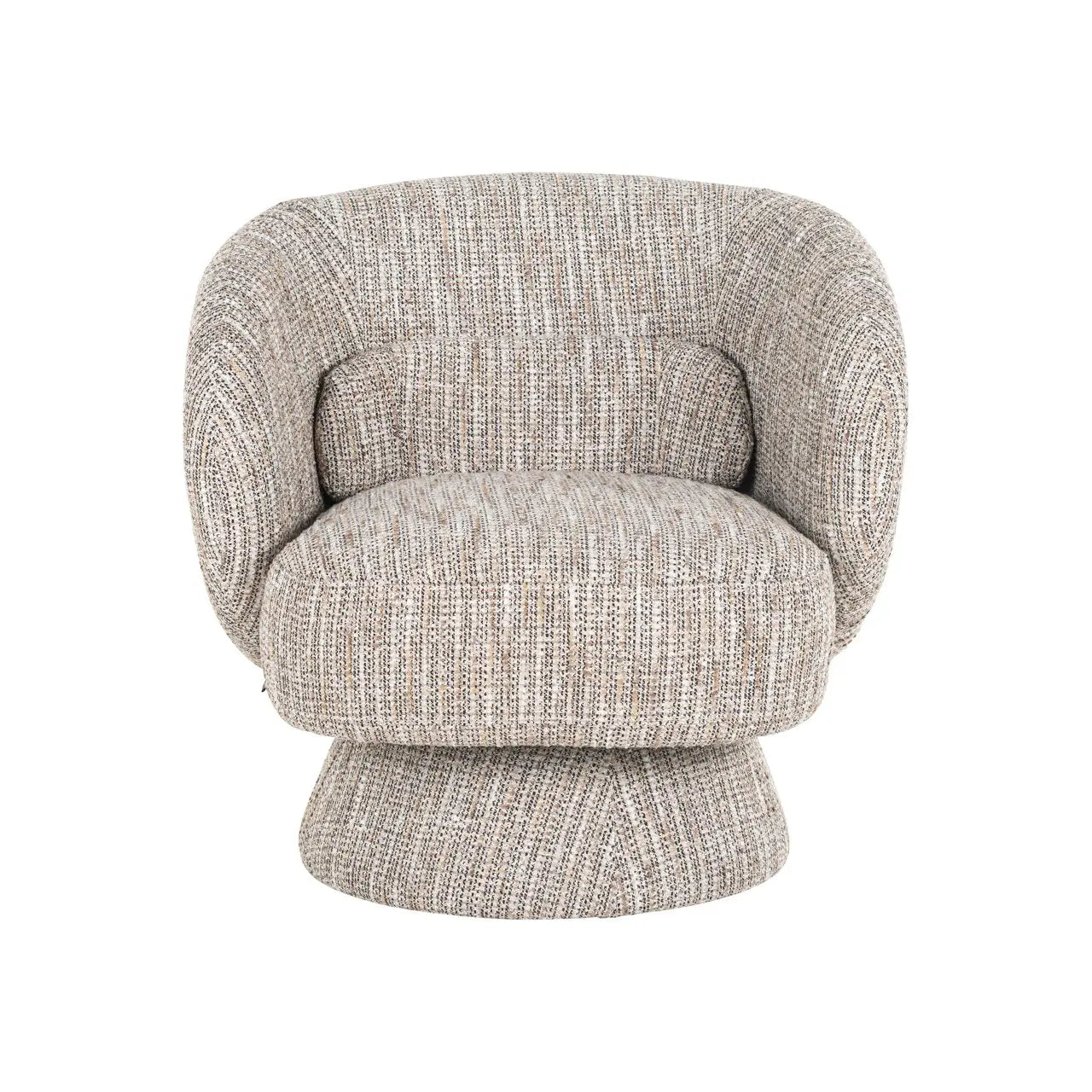 Lounge chair Cavallo beige coco swivel