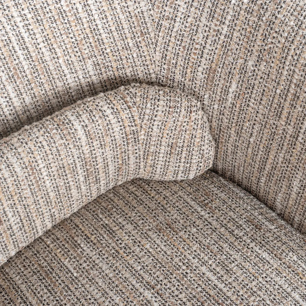 Lounge chair Cavallo beige coco swivel