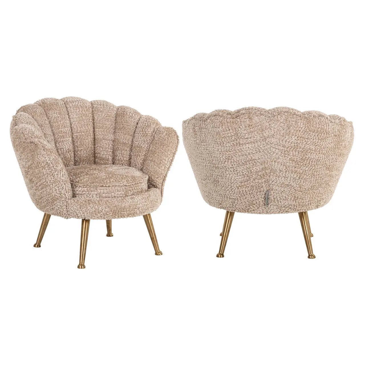 Lounge chair Charly lovely beige kids