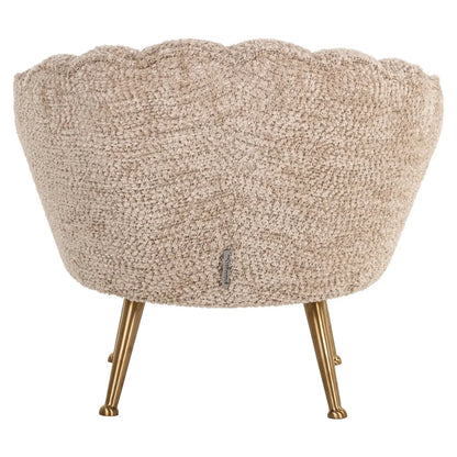 Lounge chair Charly lovely beige kids