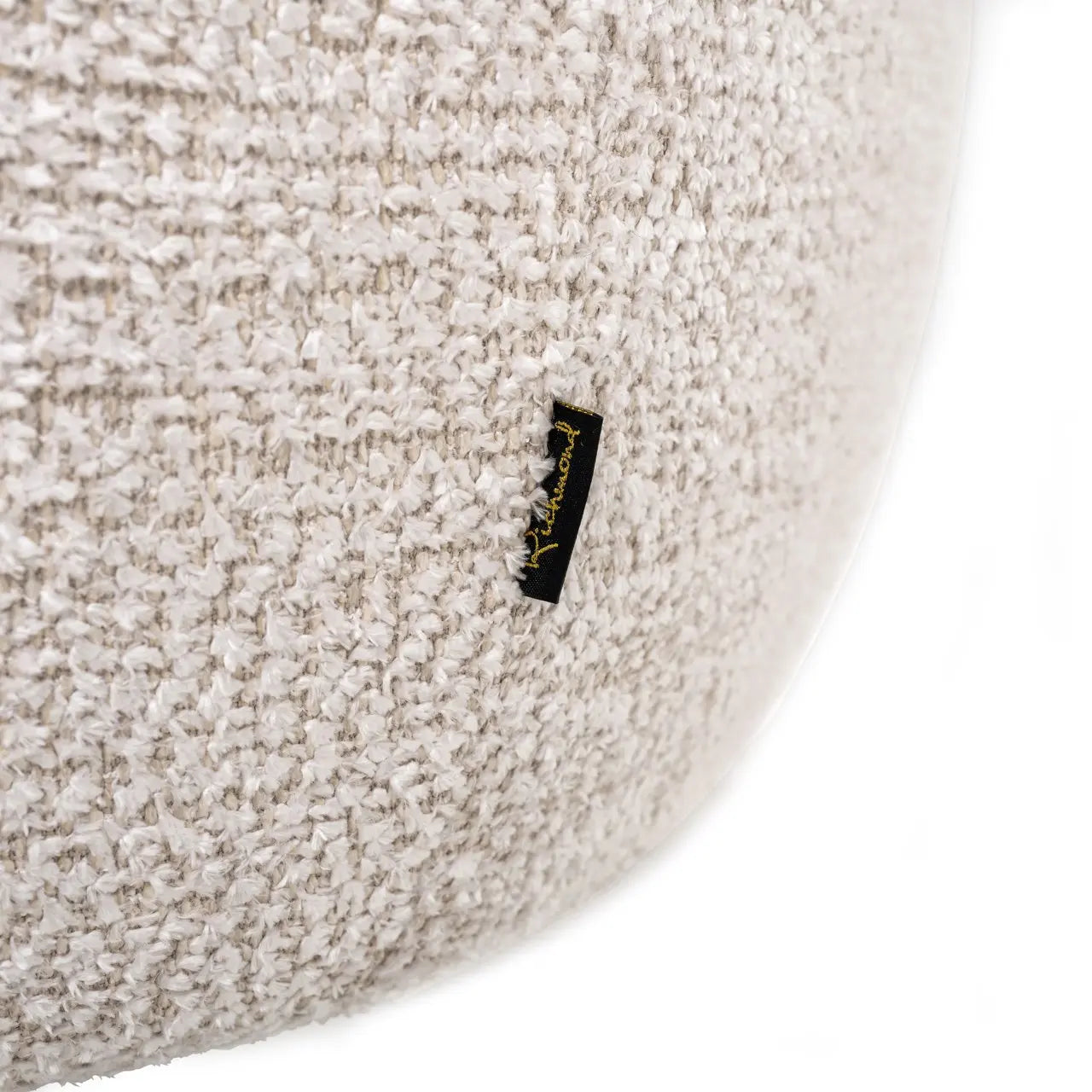 Lounge chair Estelle lovely cream swivel