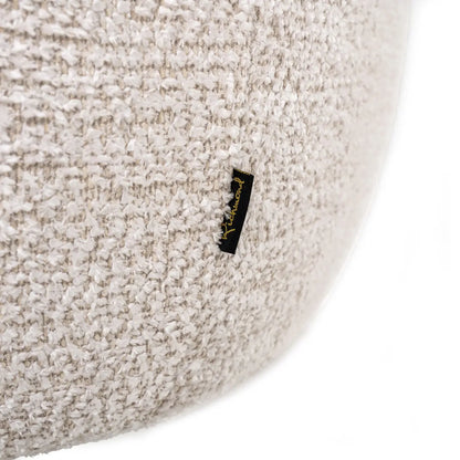 Lounge chair Estelle lovely cream swivel