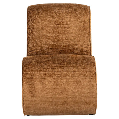 Lounge chair Frankie cognac fusion