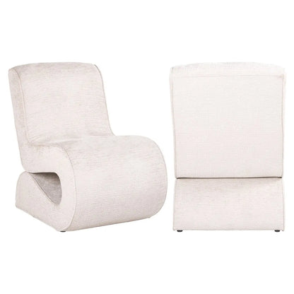 Lounge chair Frankie cream fusion