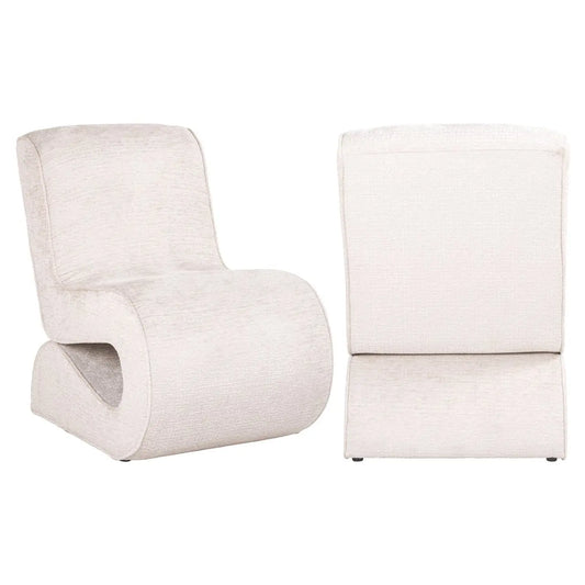 Lounge chair Frankie cream fusion