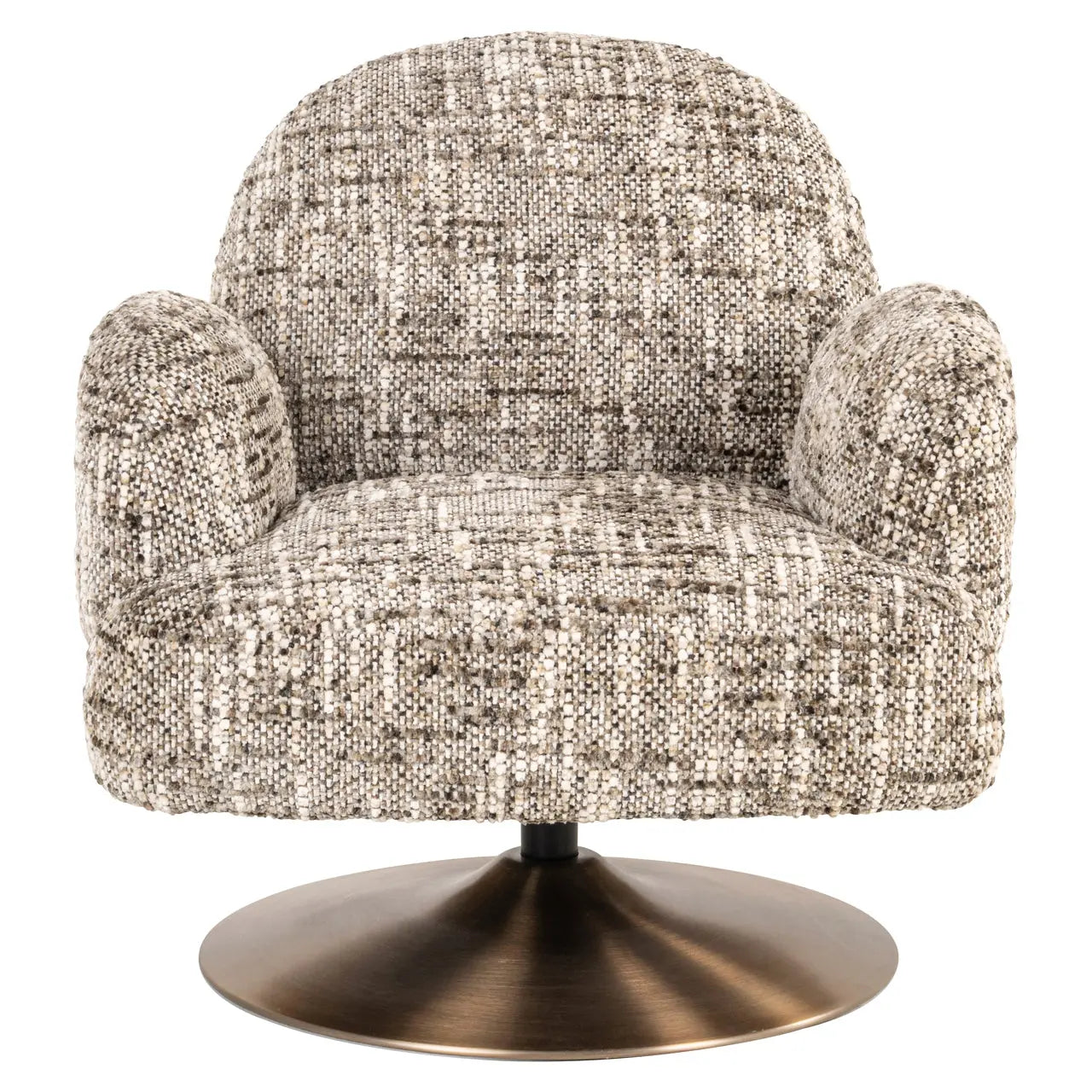 Lounge chair Kagney brown omara swivel