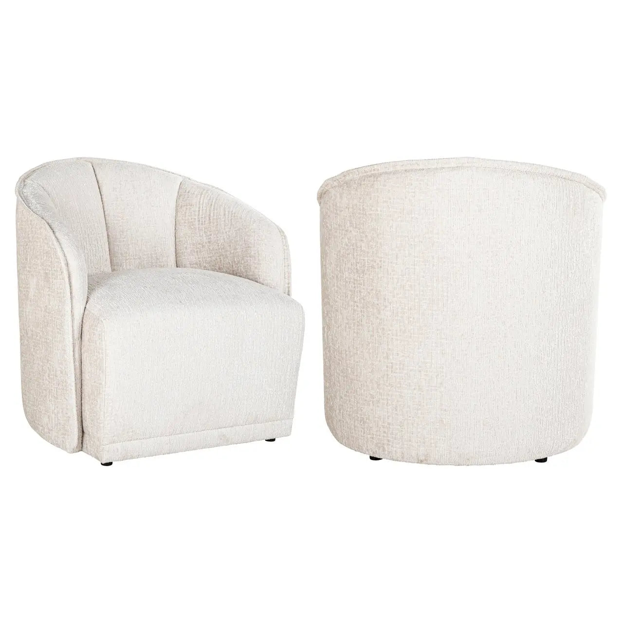 Lounge chair Maryse cream fusion