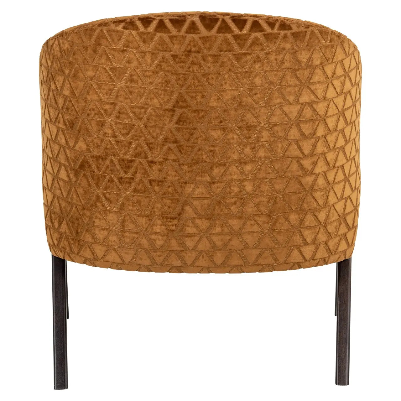Lounge chair Mia old gold triangle