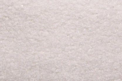 Lounge chair Teddy white furry swivel