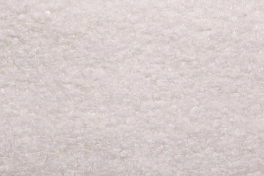 Lounge chair Teddy white furry swivel