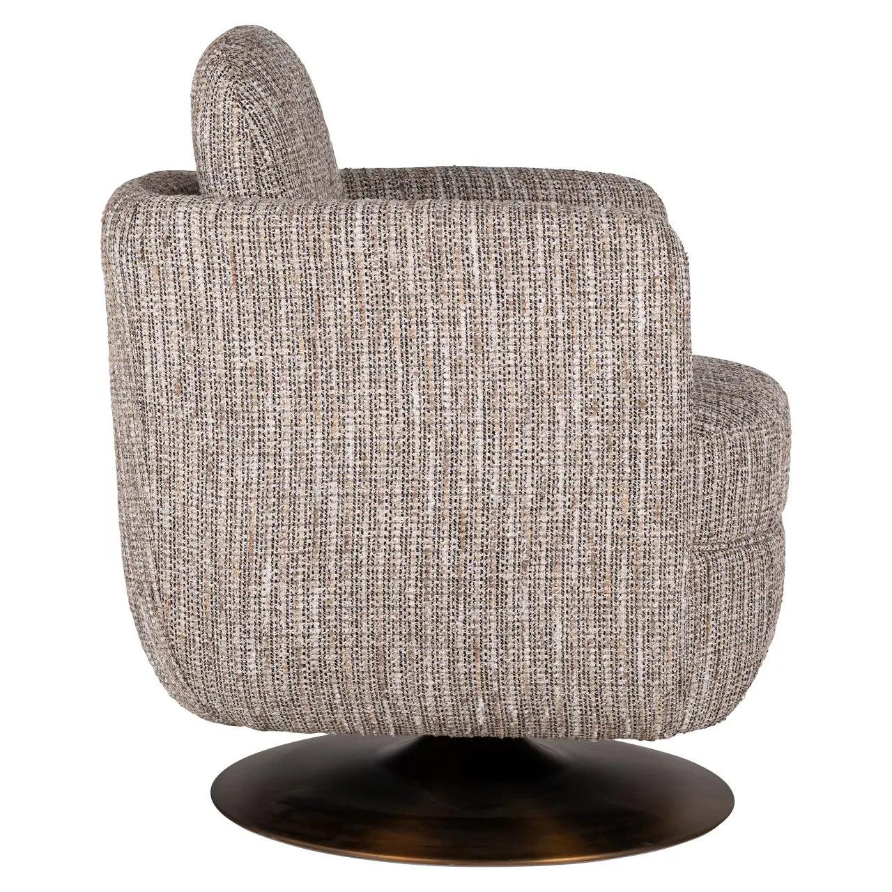 Lounge chair Turner beige swivel